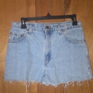 Levi's Light Blue Jean Shorts for Women